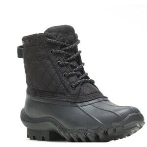 WOLVERINE Women’s Size 5M Torrent Quilted Duck‎ Boot Winter Snow Black NWOB